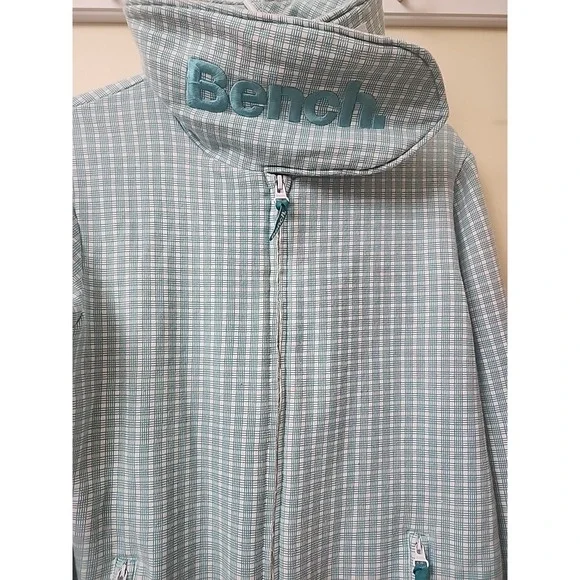 Bench Womens Long Sleeve Light Blue/teal Full Zip Up‎ Sweater XL - Picture 7 of 7